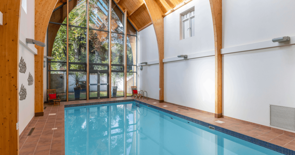 Bramley Grange swimming pool retirement home