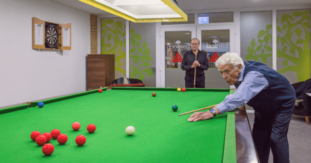 lynwood village retirement home snooker room